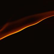 Bright dynamic lines on dark background